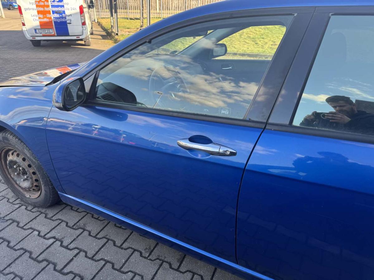 Honda Accord CM1 original T&uuml;r vorn links B.507P Arctic Blue Rohbau ohne Bj.2003